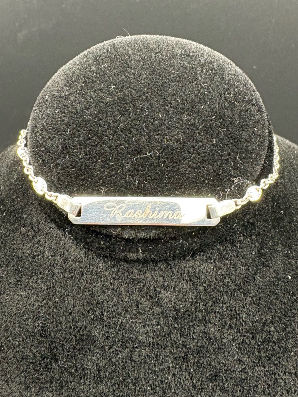 Rashima 925 Italy Silver ID Bracelet for child.